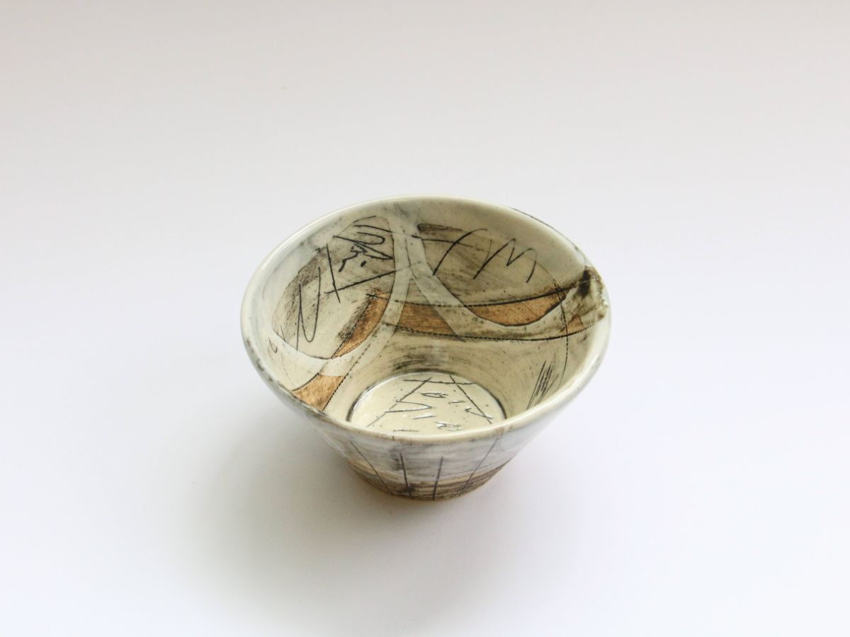 朝顔鉢 白【鶴琳窯】