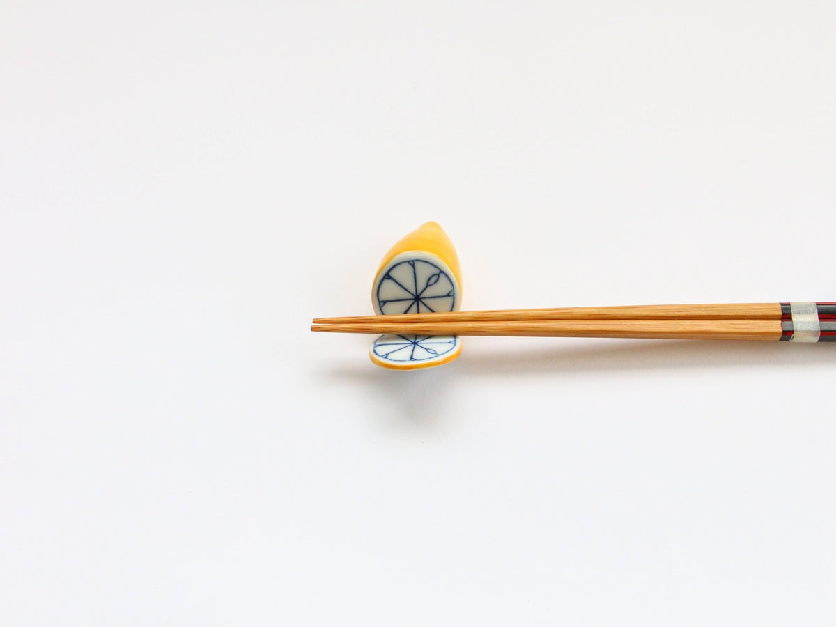 レモン箸置き【皓洋窯】