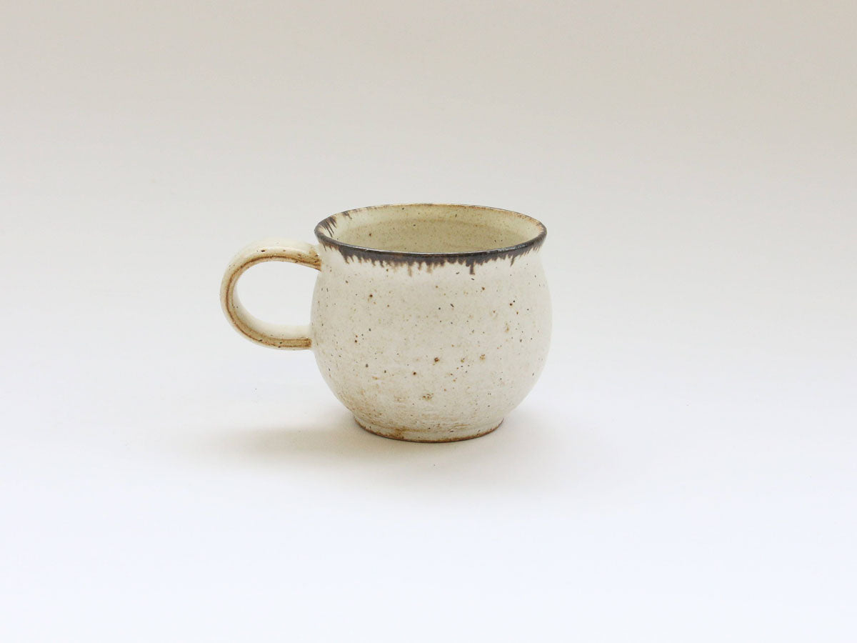 白泥ミニマグカップ【文山香菜江】
