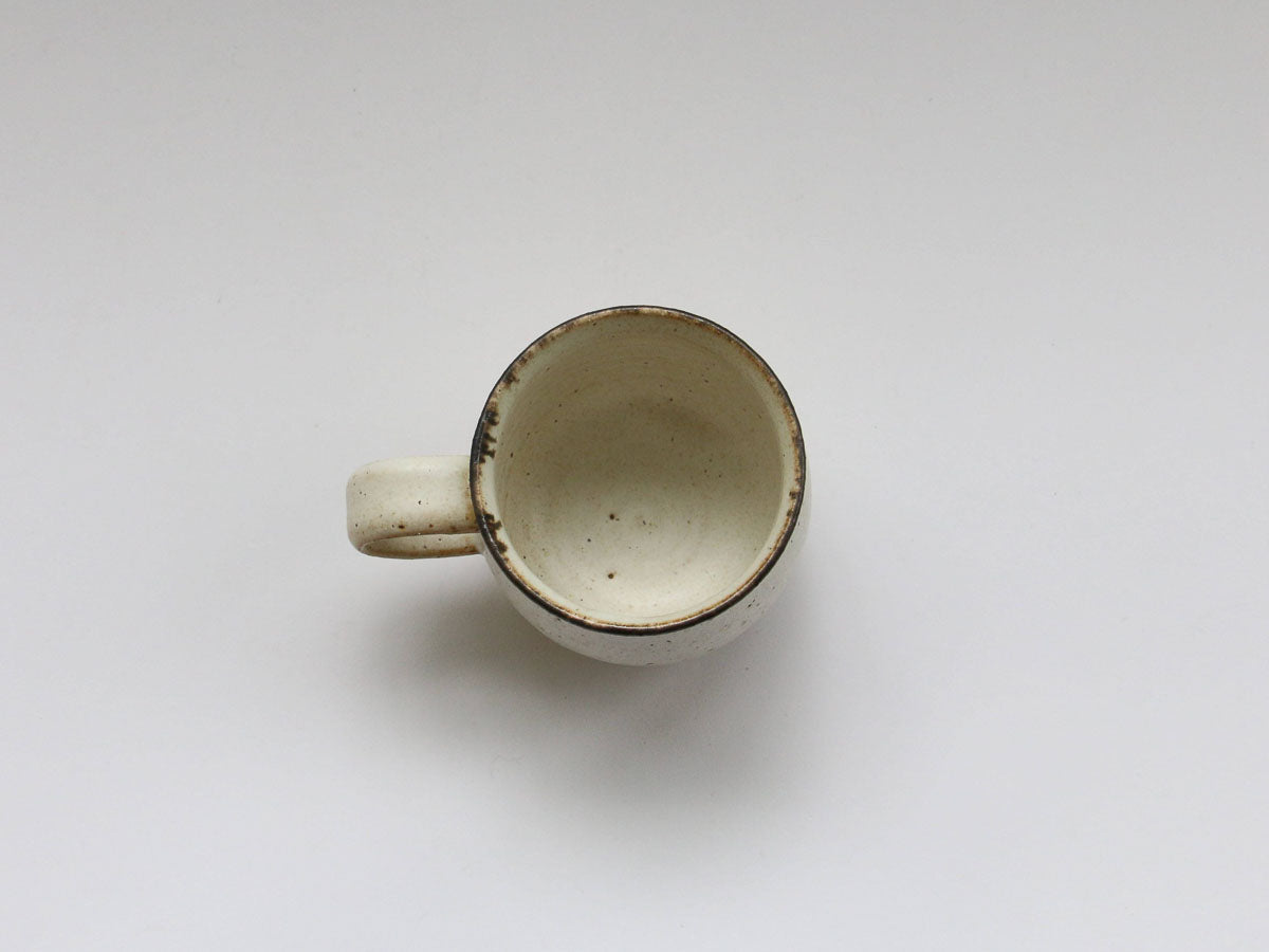 白泥ミニマグカップ【文山香菜江】