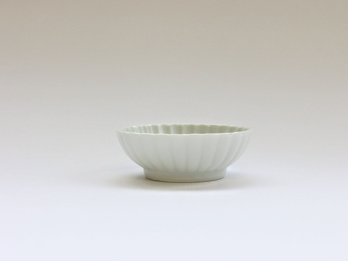 赤椿ひさご紋菊割小付【徳七窯】