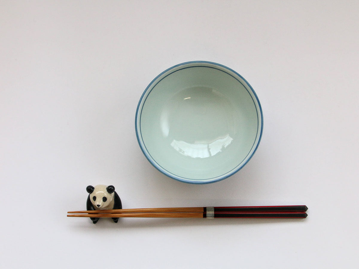 錦草枕3.8飯碗 花だみ【田庄陶苑】