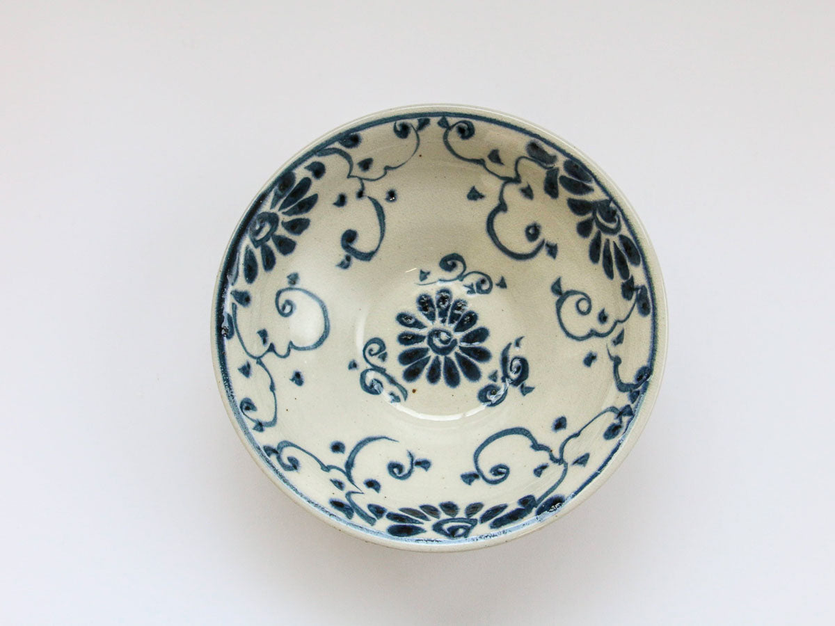 花安南凛麺鉢 小【宗山窯】