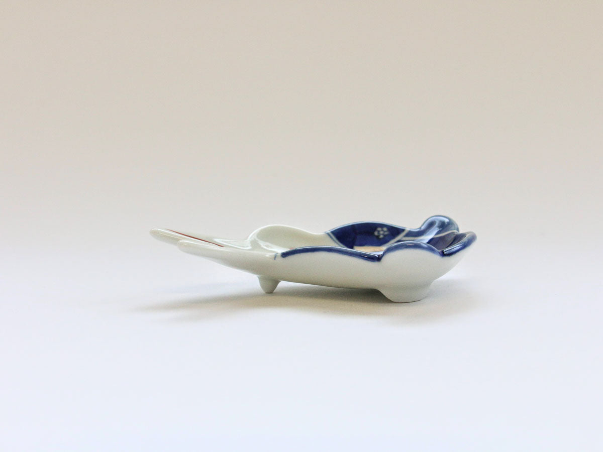 花小紋男雛うさぎ豆小皿【伝平窯】