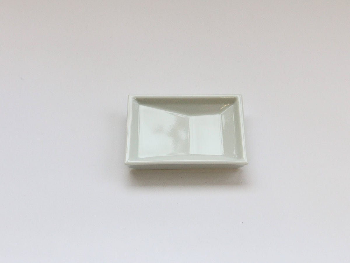 太白角菱皿 大【伝平窯】