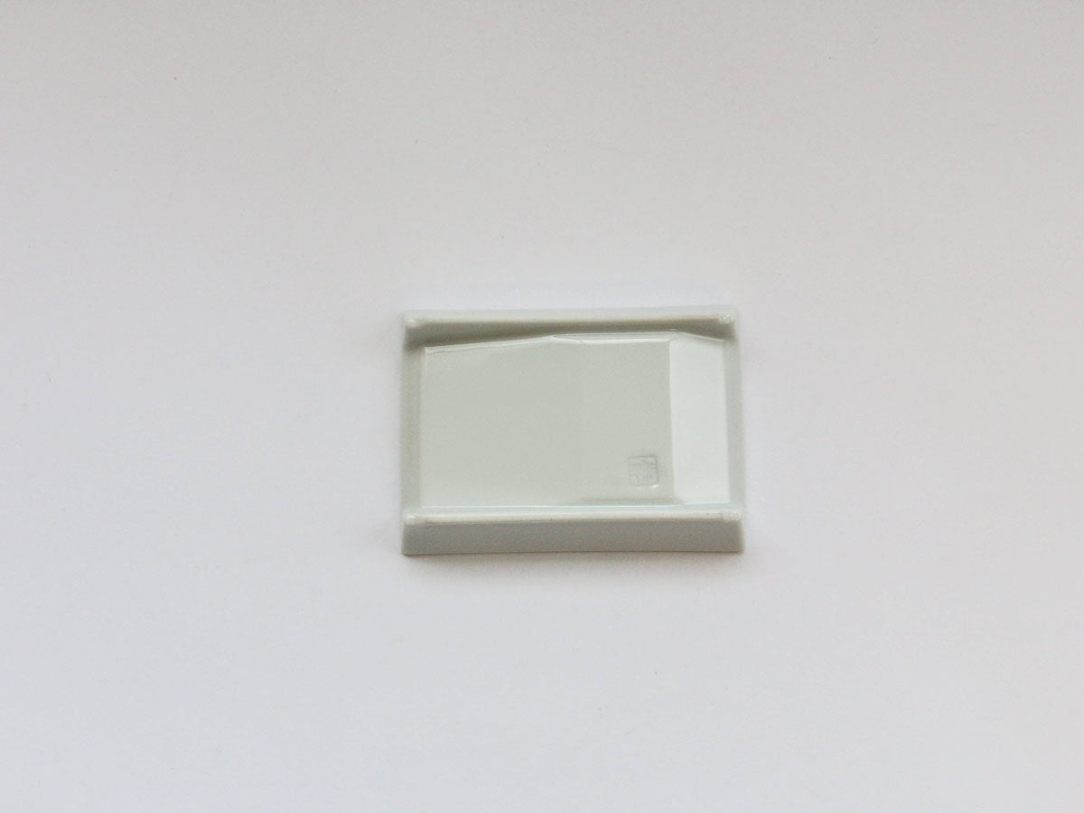 内赤線角菱皿 大【伝平窯】