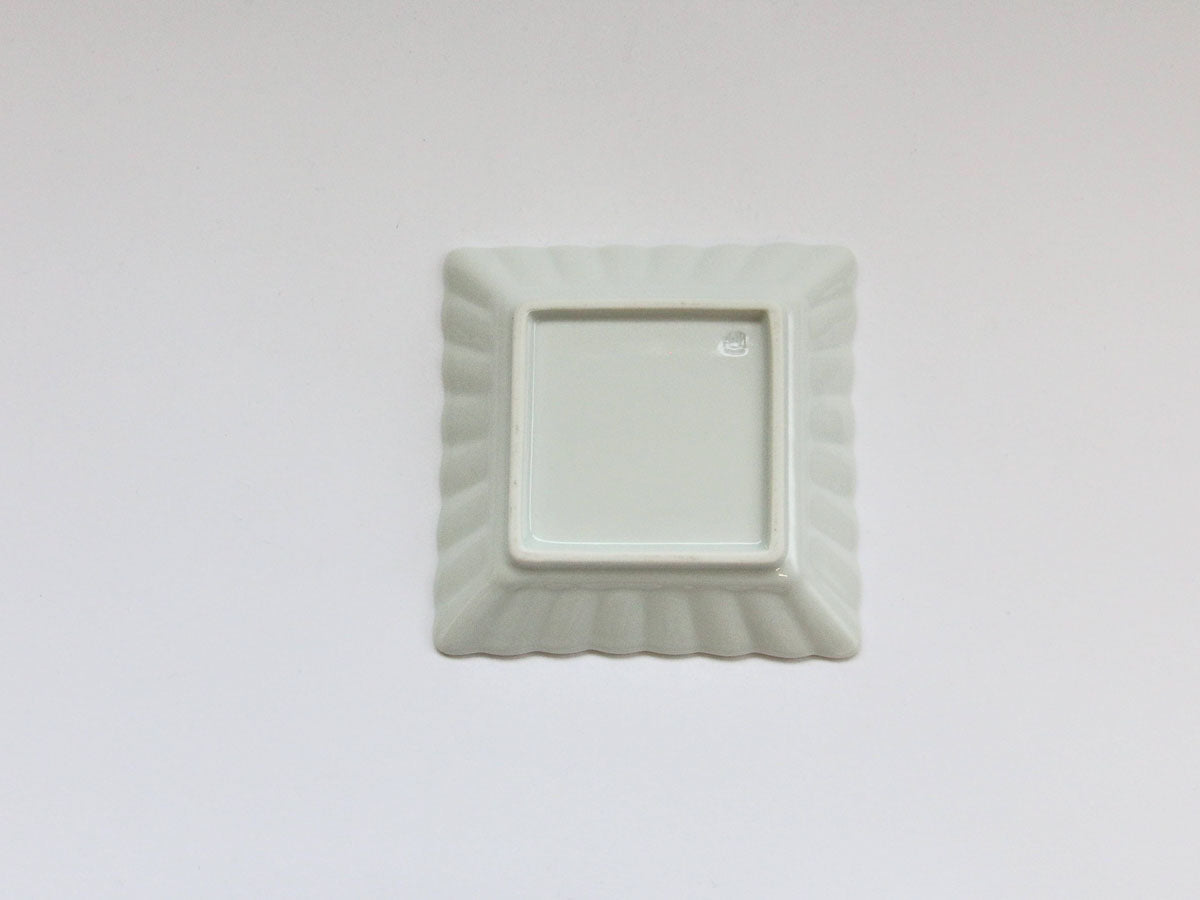 きらら赤菊角小皿【田森陶園】