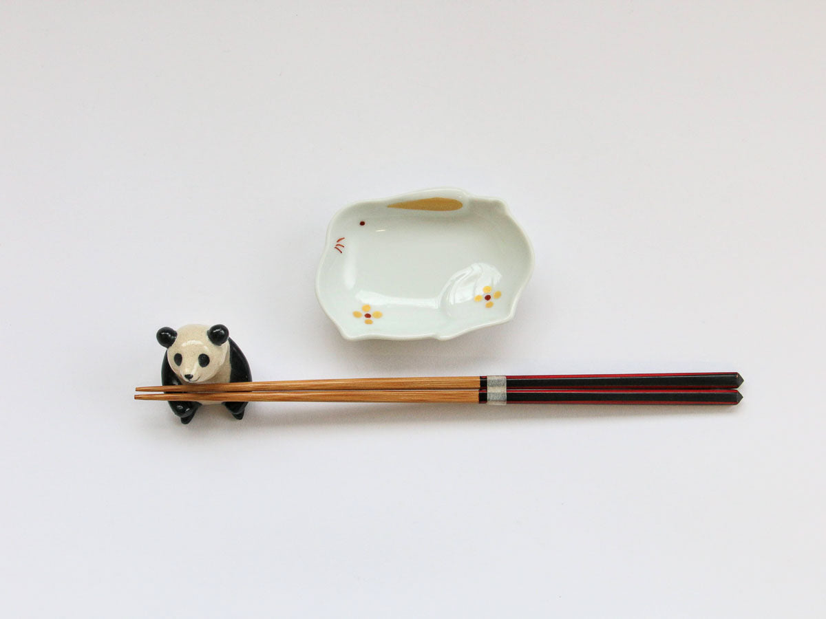 きらら赤うさぎ豆鉢【田森陶園】