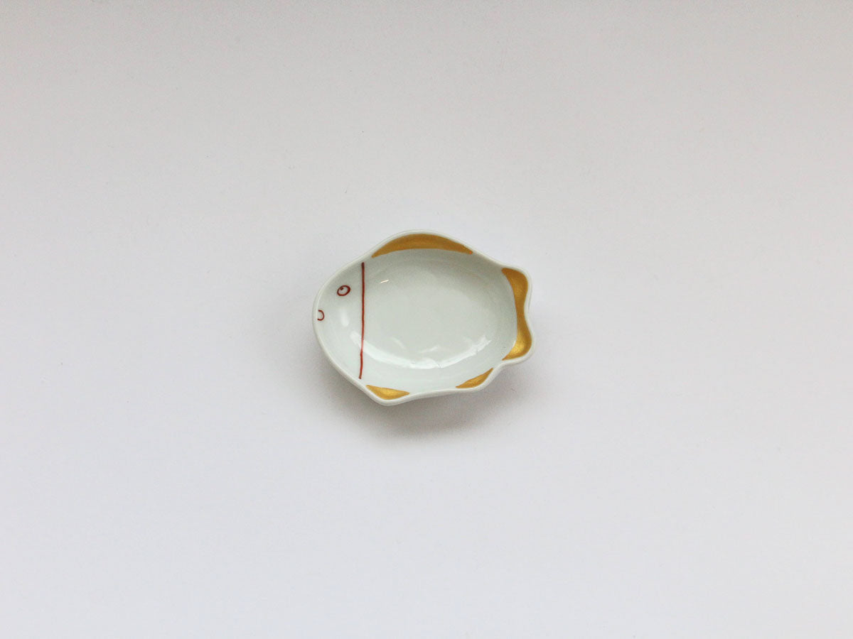 きらら赤さかな豆鉢【田森陶園】