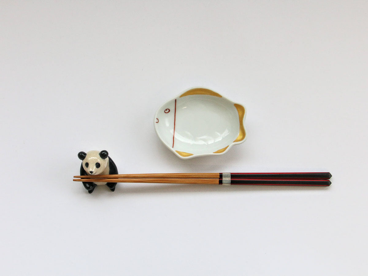 きらら赤さかな豆鉢【田森陶園】