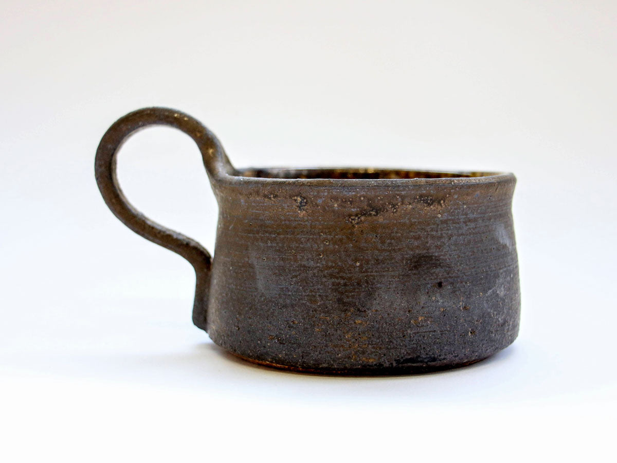 上手スープカップ ブラウン【古仙堂】