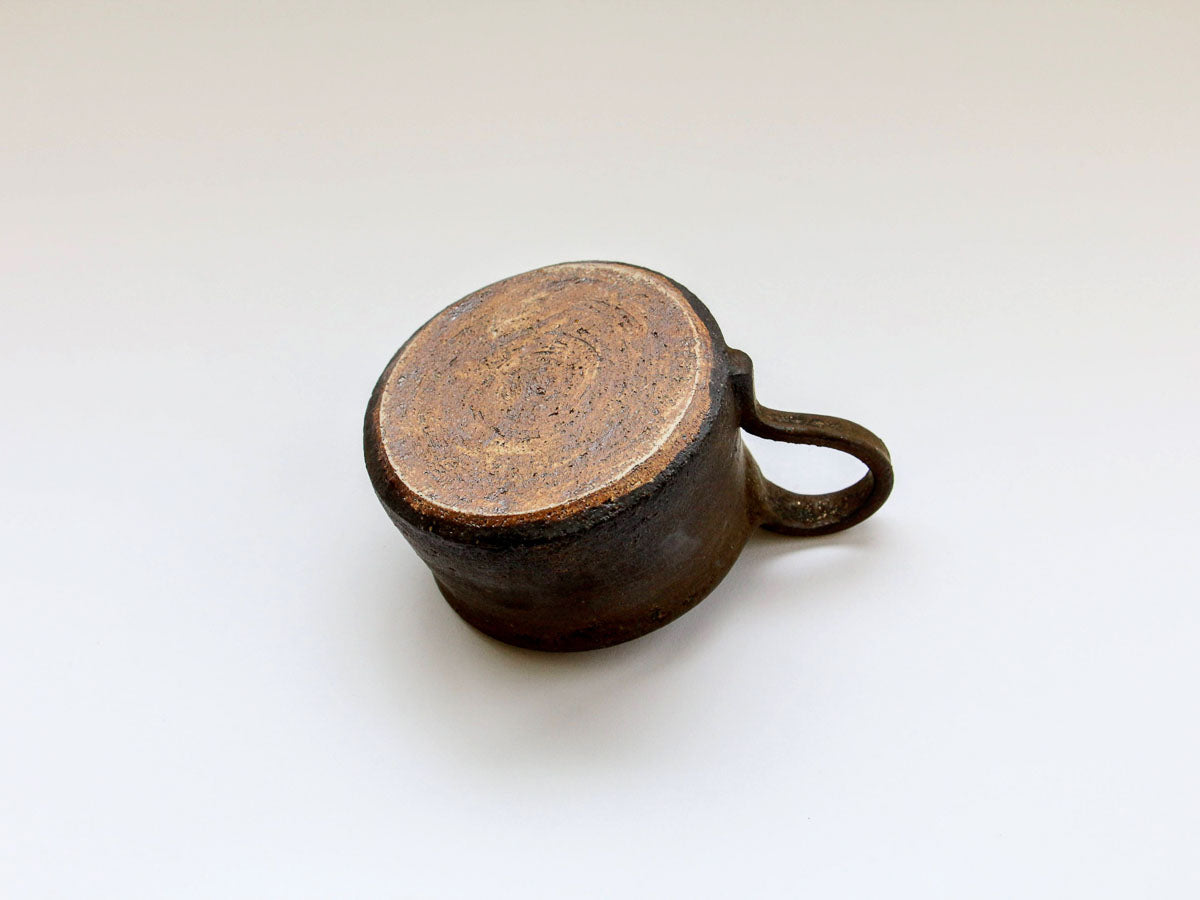 上手スープカップ ブラウン【古仙堂】