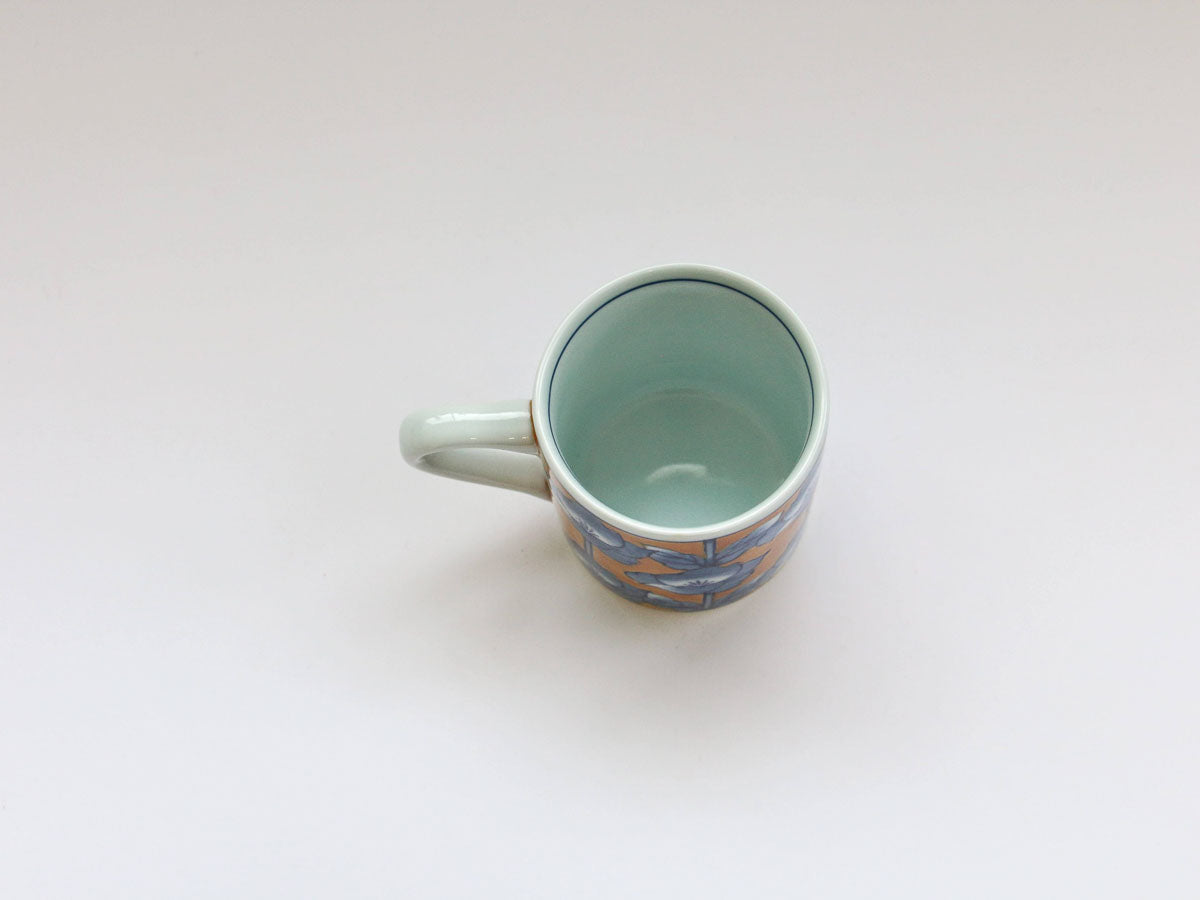錦山吹付立マグカップ【田庄陶苑】