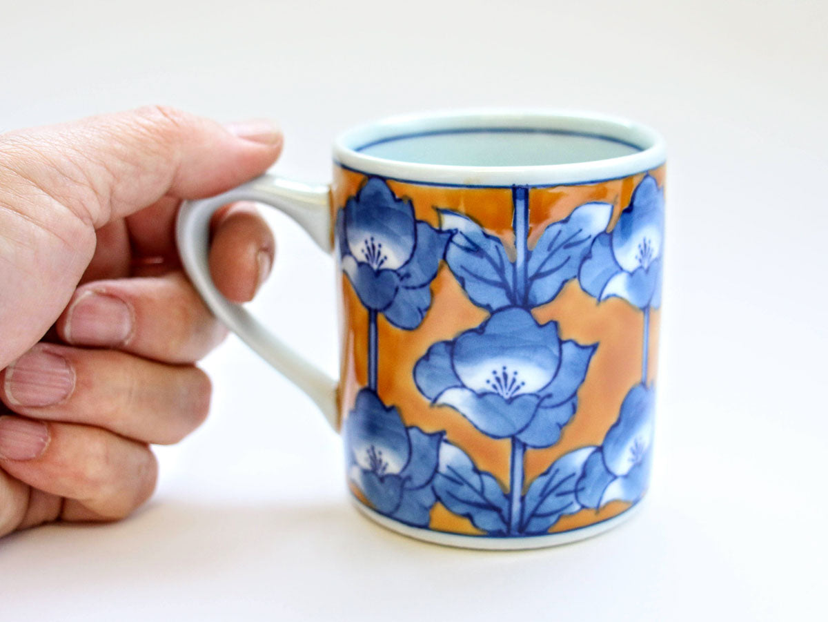 錦山吹付立マグカップ【田庄陶苑】