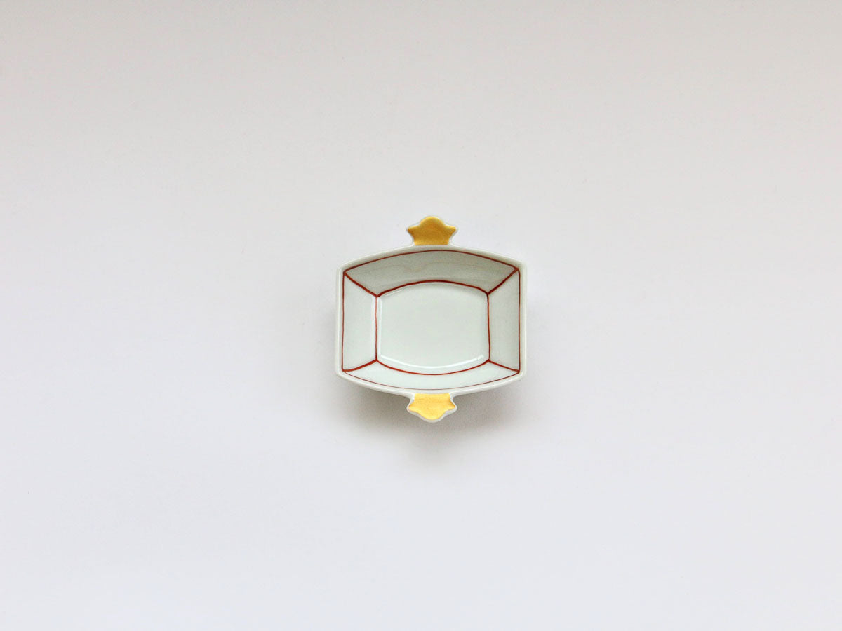 きらら赤小槌豆鉢【田森陶園】