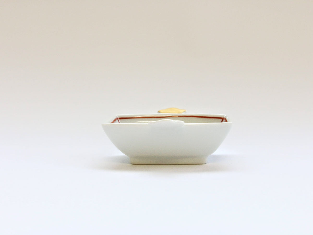 きらら赤小槌豆鉢【田森陶園】