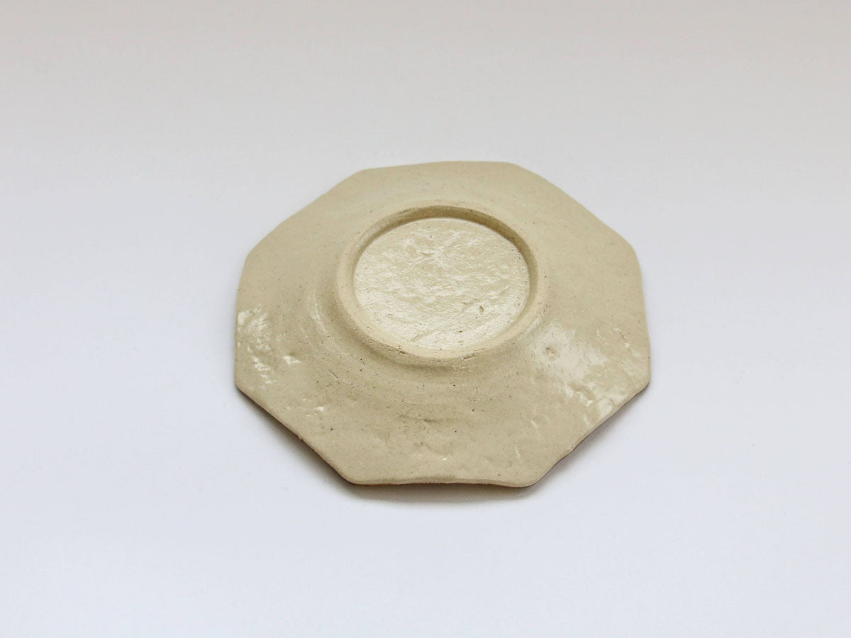 牡丹花八角銘々皿【加藤芳平】