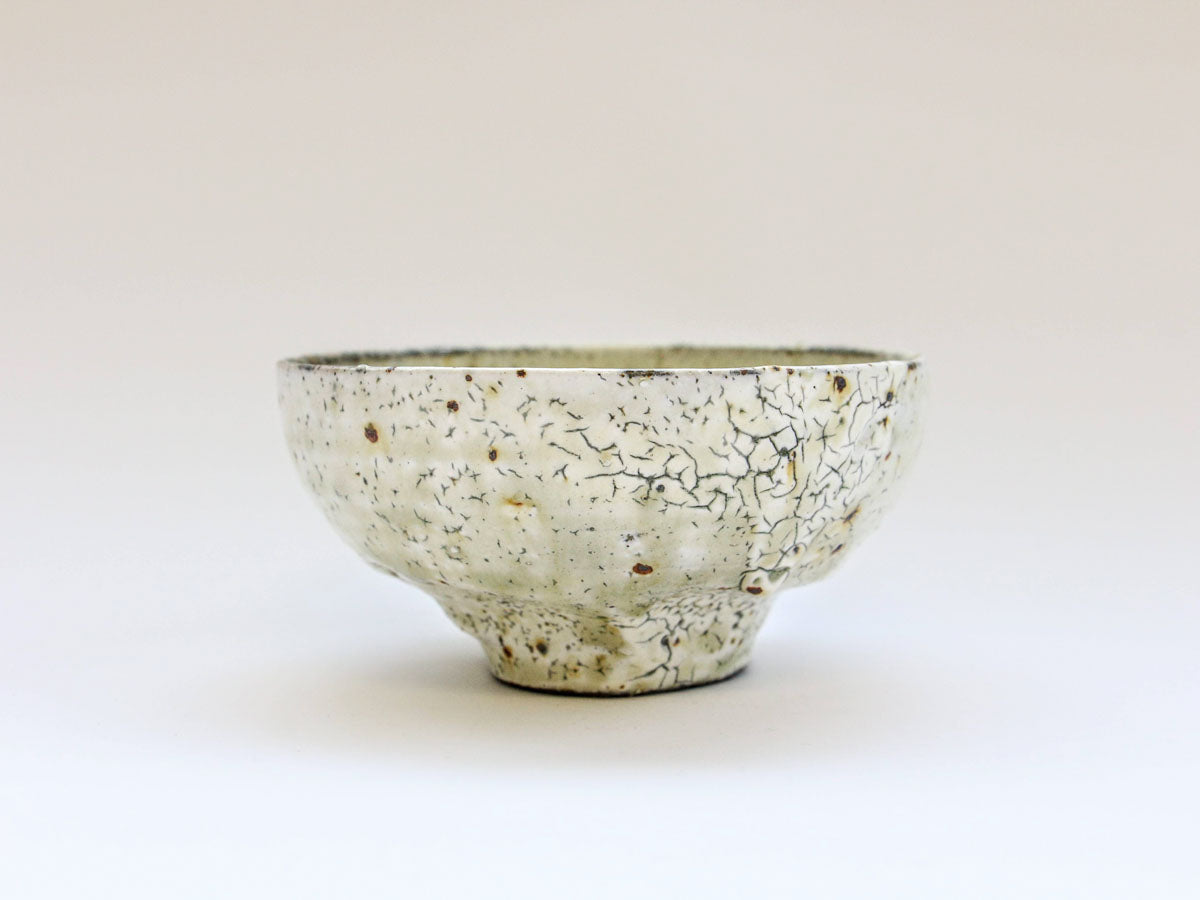 ビードロ粉引飯碗【山本一仁】