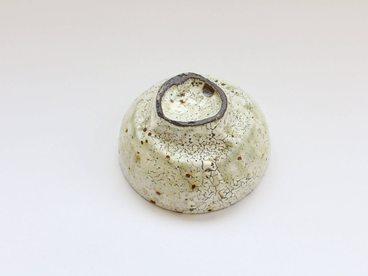 ビードロ粉引飯碗【山本一仁】