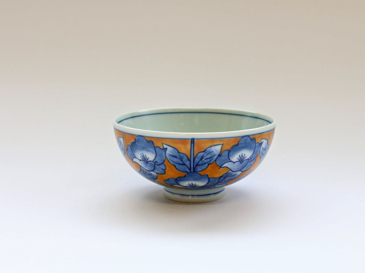 錦山吹丸飯碗 大【田庄陶苑】