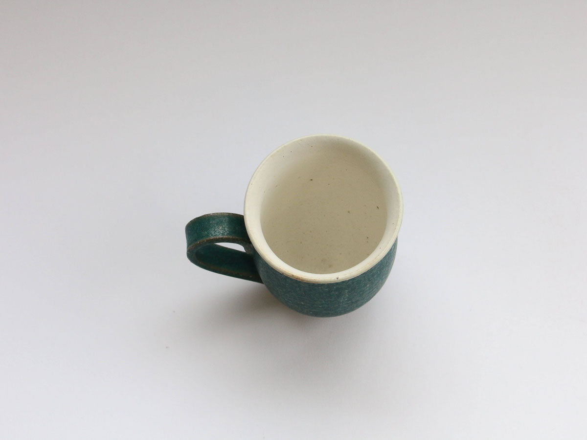 錆緑つぼみ形マグ【文山香菜江】