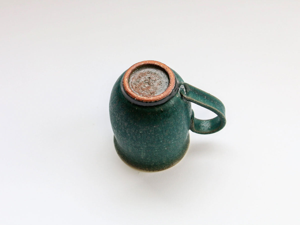 錆緑つぼみ形マグ【文山香菜江】