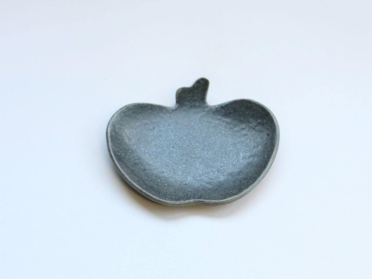 グレー釉りんご皿 小【古谷製陶所】