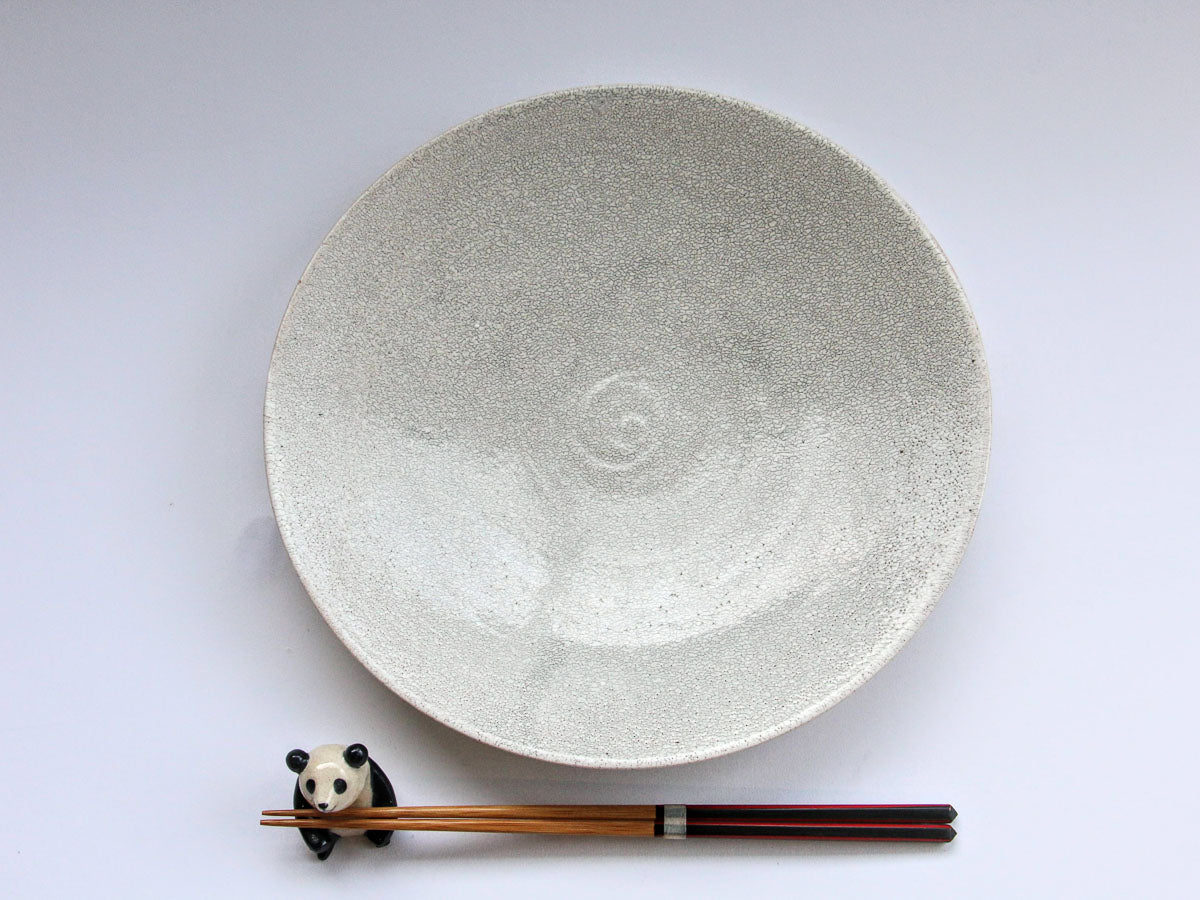 サビかいらぎ8寸皿【兵山窯】