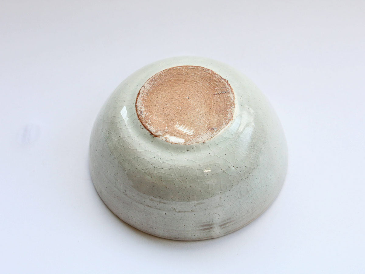 三色花紋5.5寸丸鉢【巌陶房】