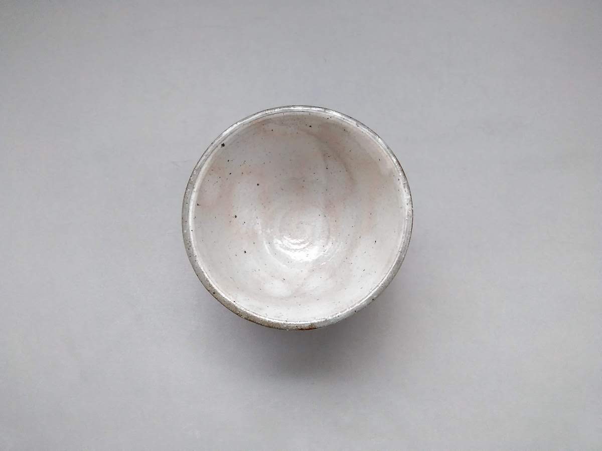 粉引細削ぎ飯碗 小【兵山窯】