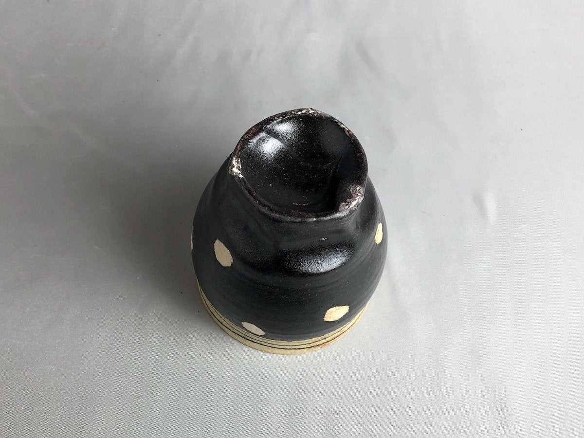 黒釉線刻ドット汲出【山本一仁】