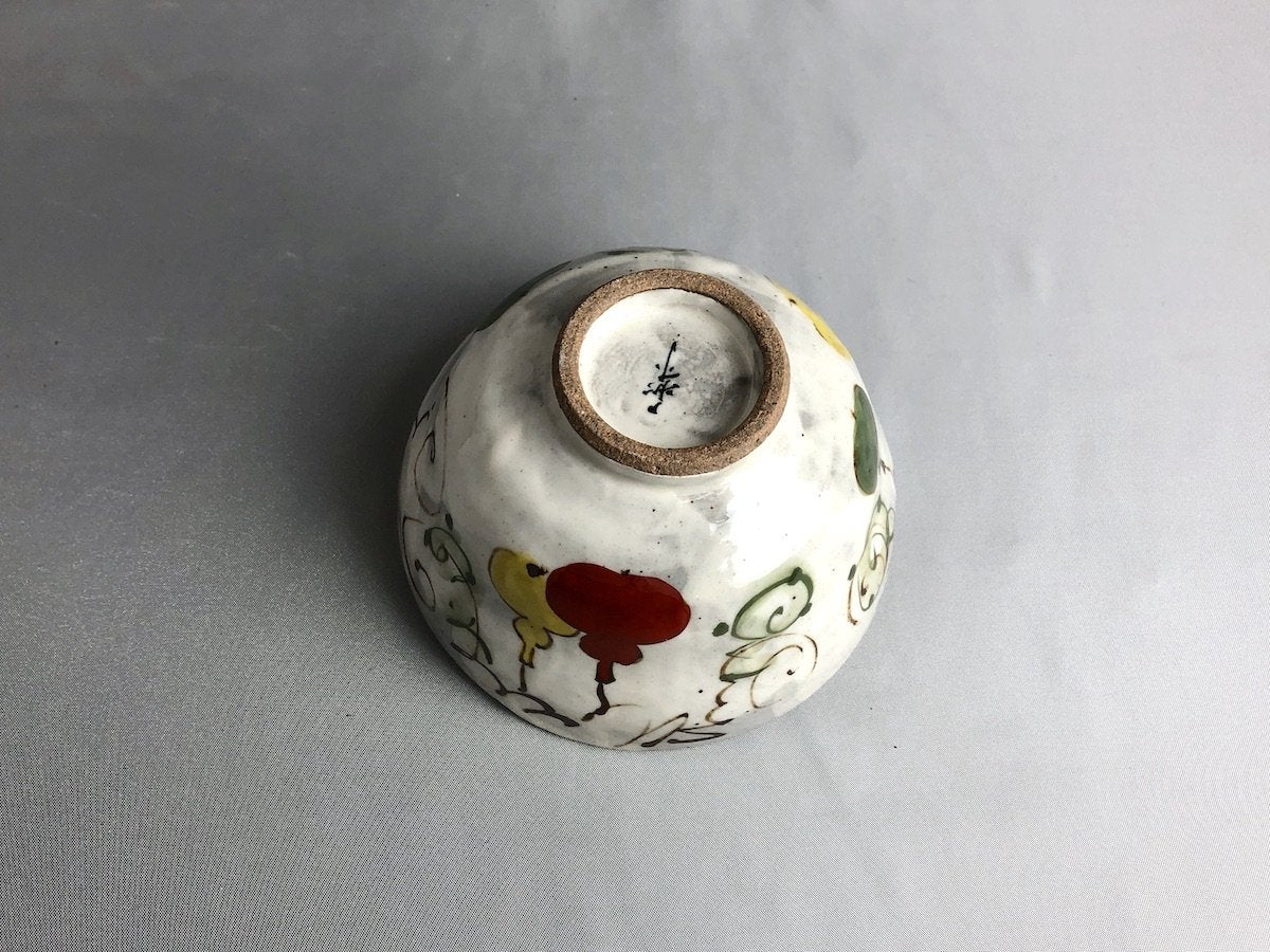 六瓢めし碗赤【陶工房楽】