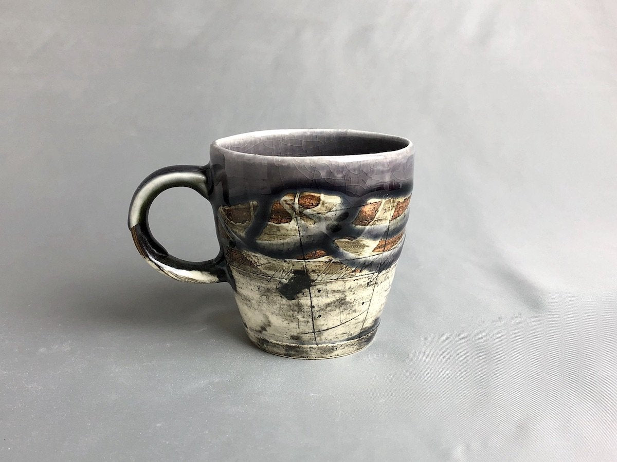 山路マグ紫【鶴琳窯】