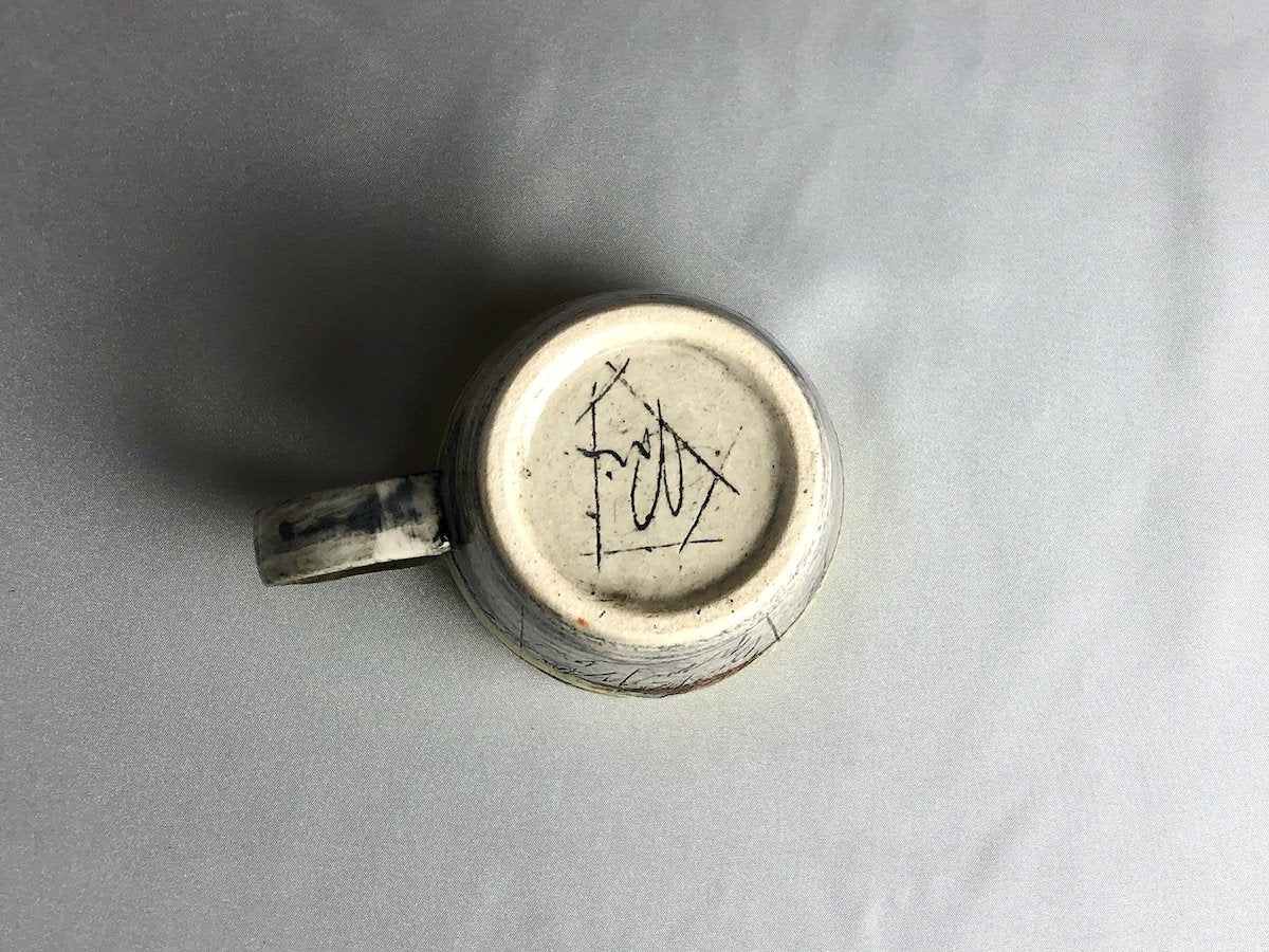 山路マグ黄【鶴琳窯】