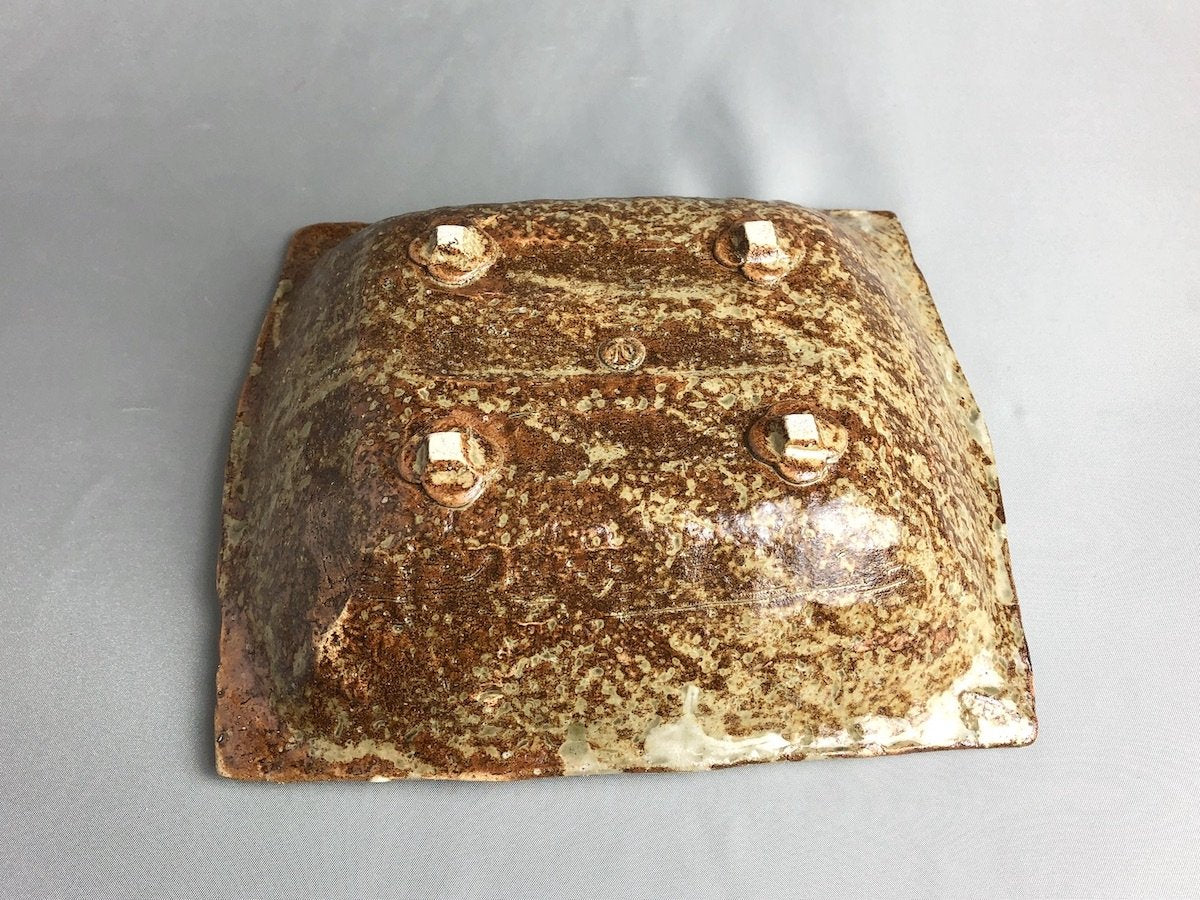 灰掛分長角鉢 小【小栗大幸】