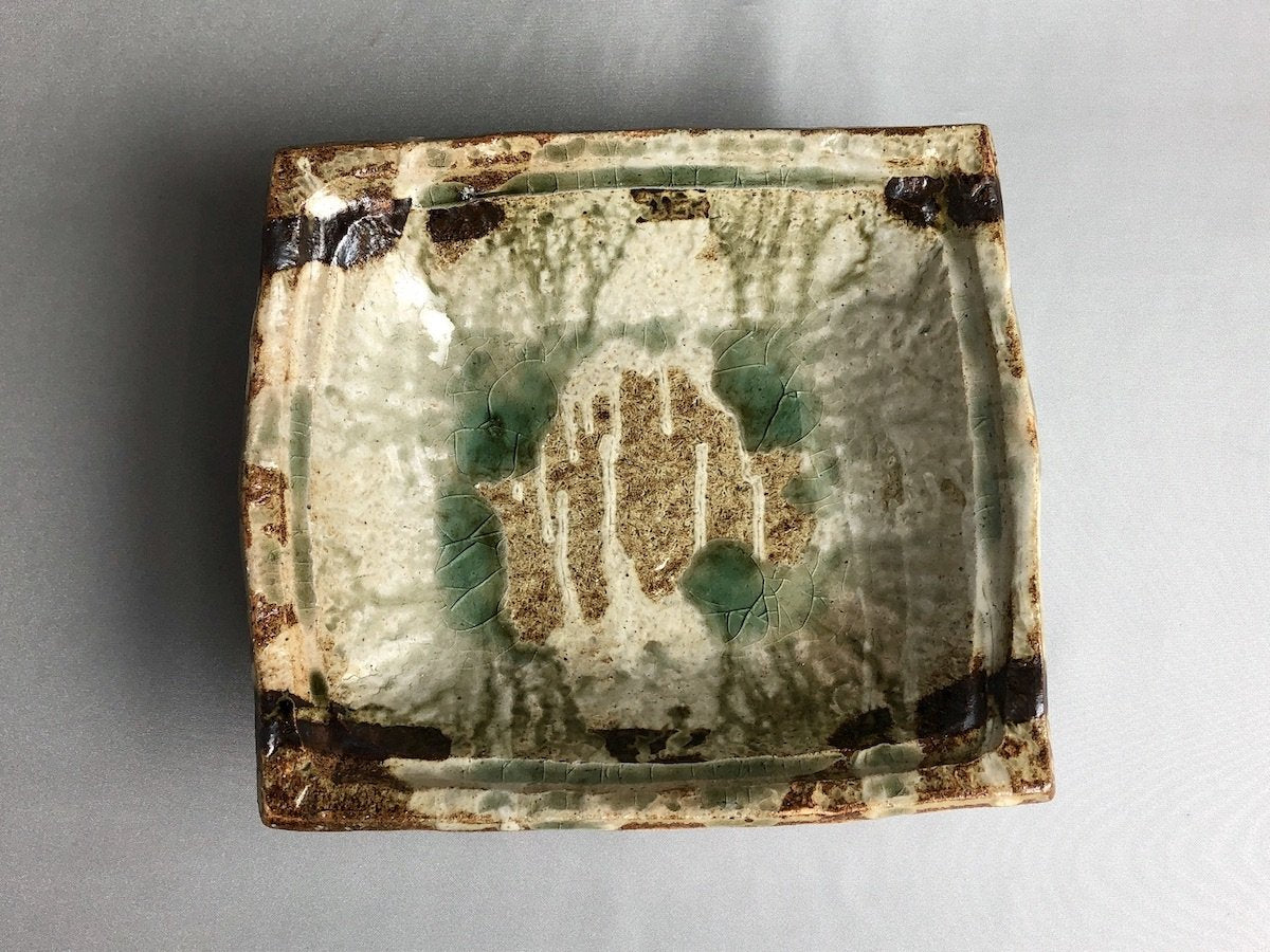 灰掛分長角鉢 小【小栗大幸】