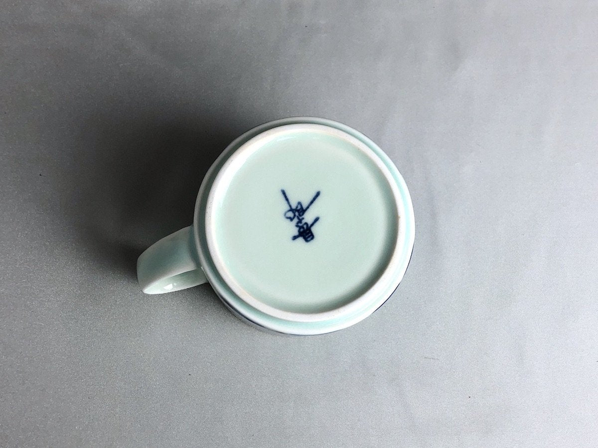 内外花詰筒マグ【長十郎窯】