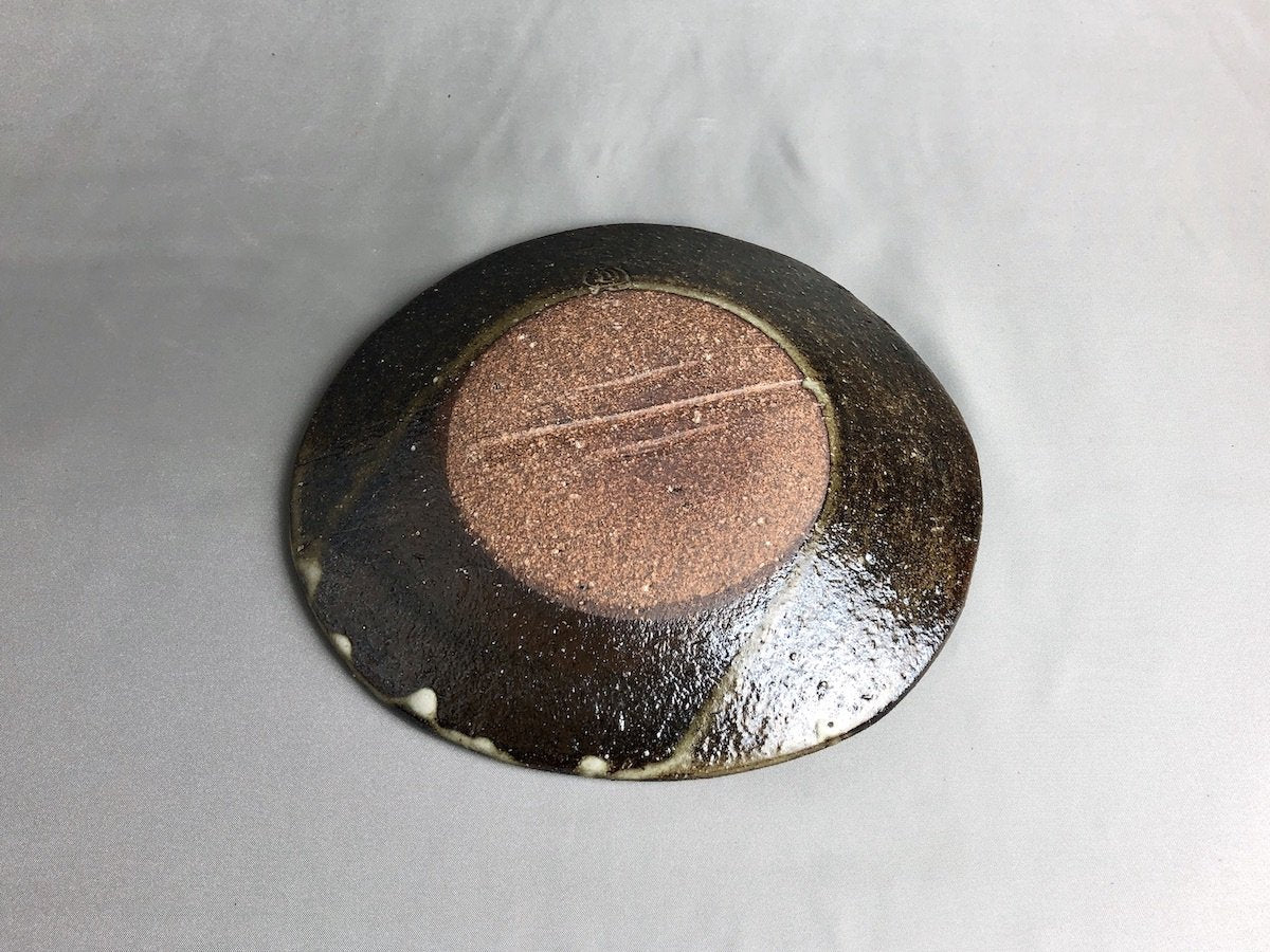 一珍たわみ皿【日下青作/麻里】