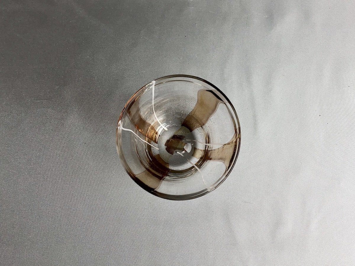 銀の縦糸ぐい呑【空西あかね】