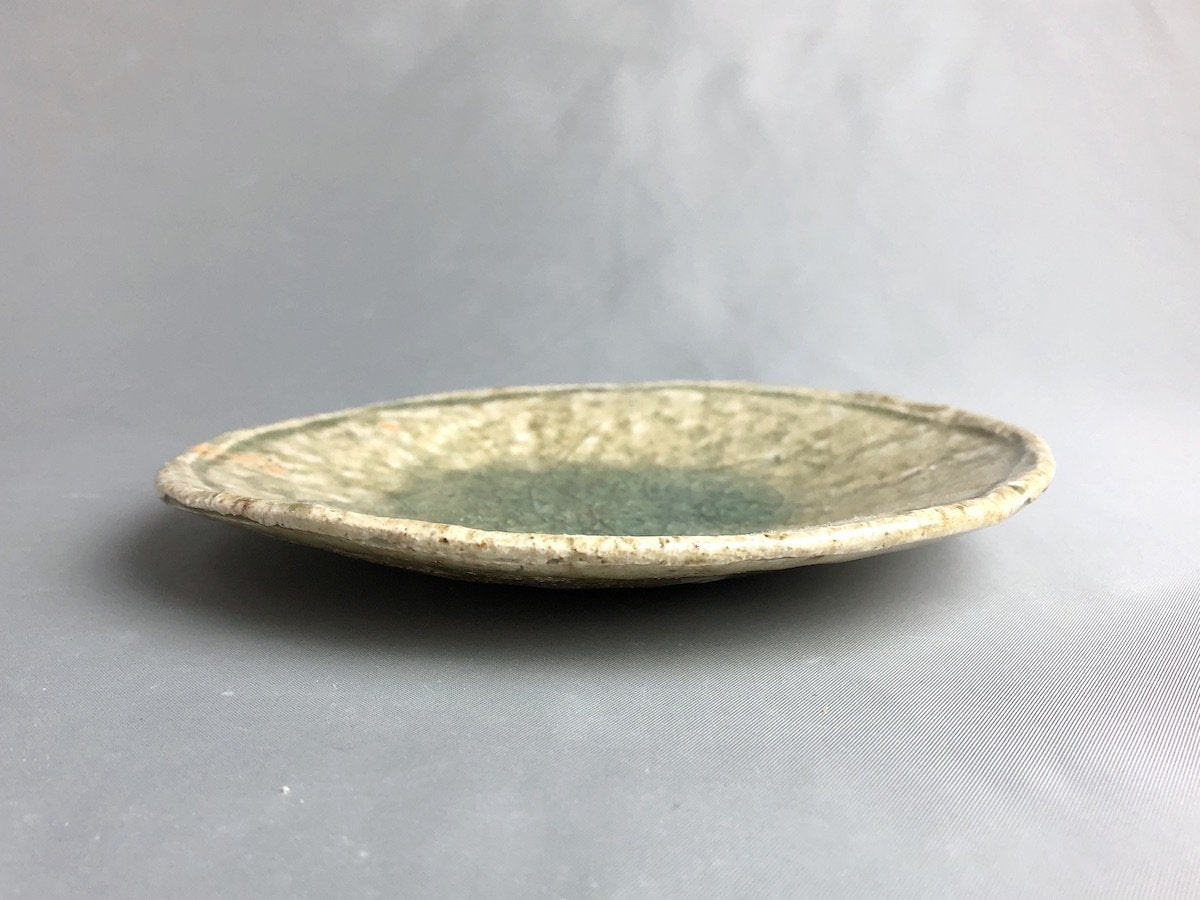 ビードロ草紋5寸皿【君波延昌】