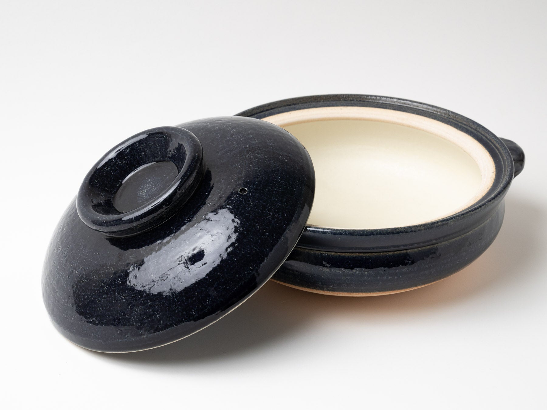 9号土鍋 瑠璃【カネフサ製陶】