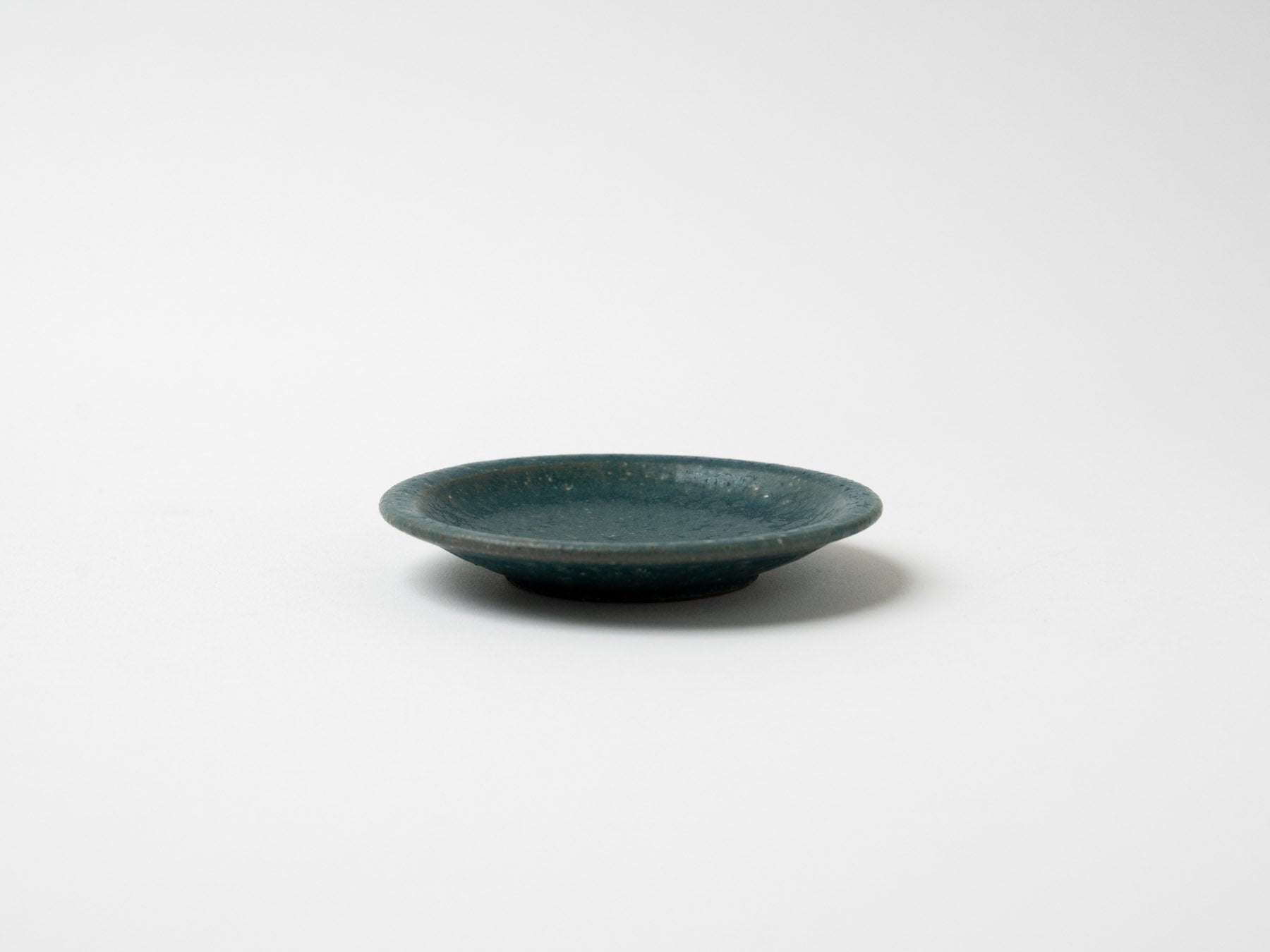 錆緑豆皿【文山香菜江】