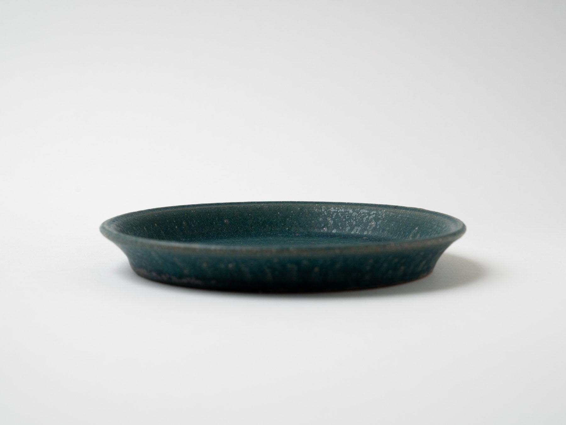 錆緑5寸プレート【文山香菜江】