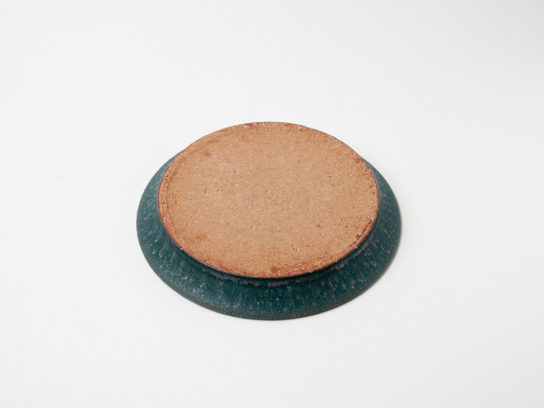 錆緑5寸プレート【文山香菜江】