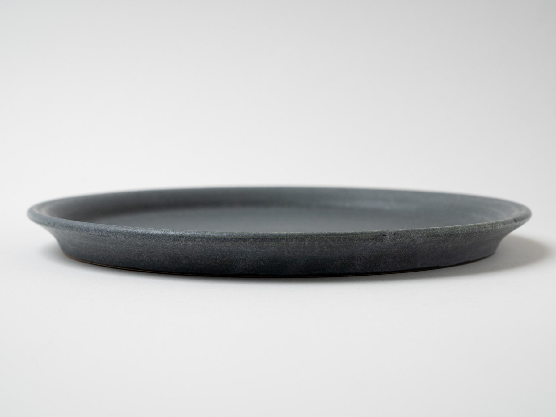 灰紺8寸プレート【文山香菜江】