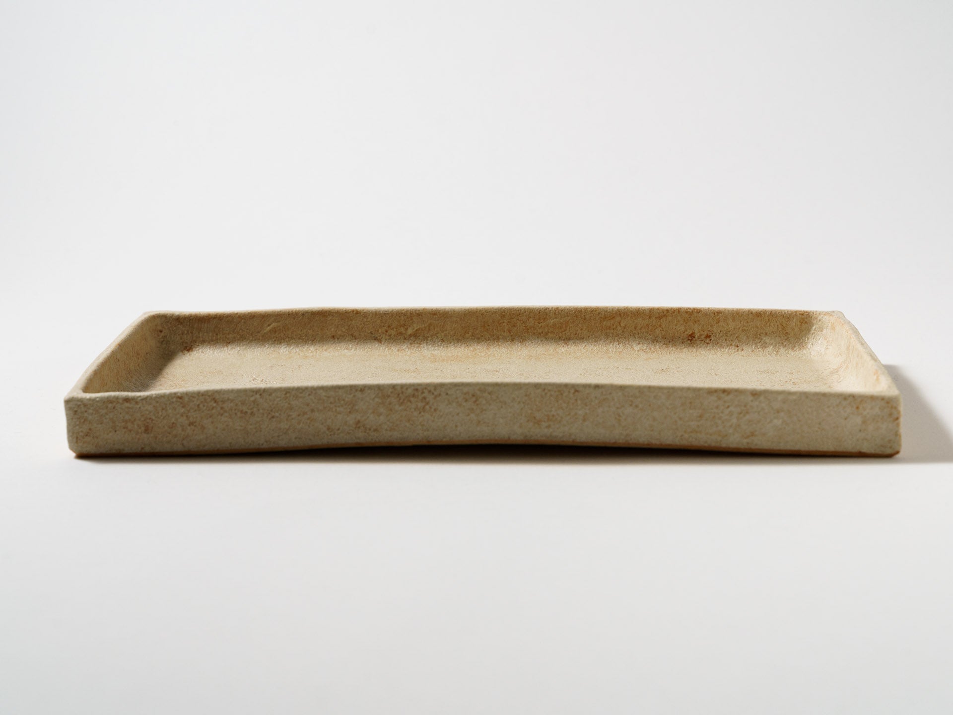 粉打 橙 長方皿 大【梶原妙子】