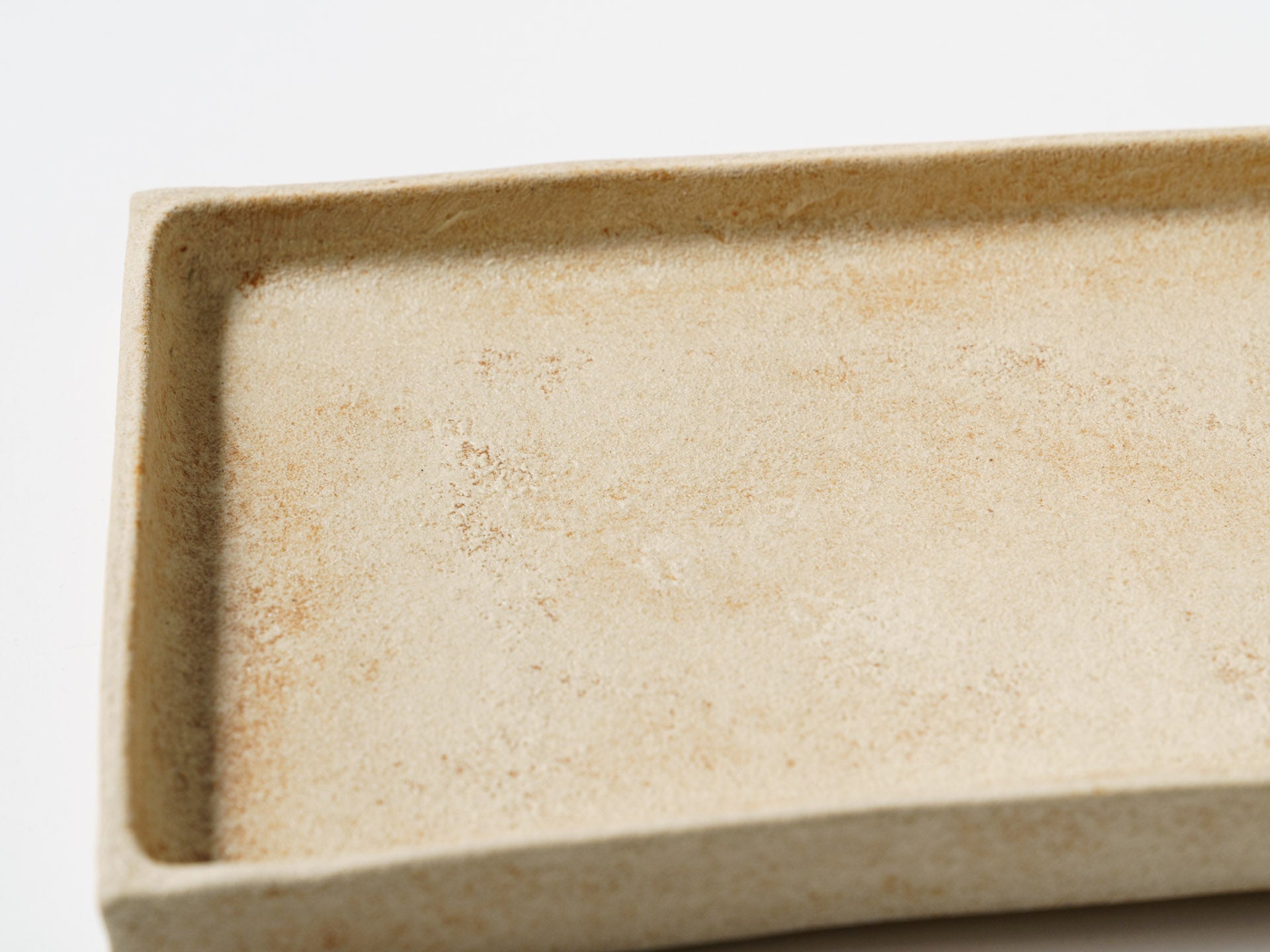 粉打 橙 長方皿 大【梶原妙子】