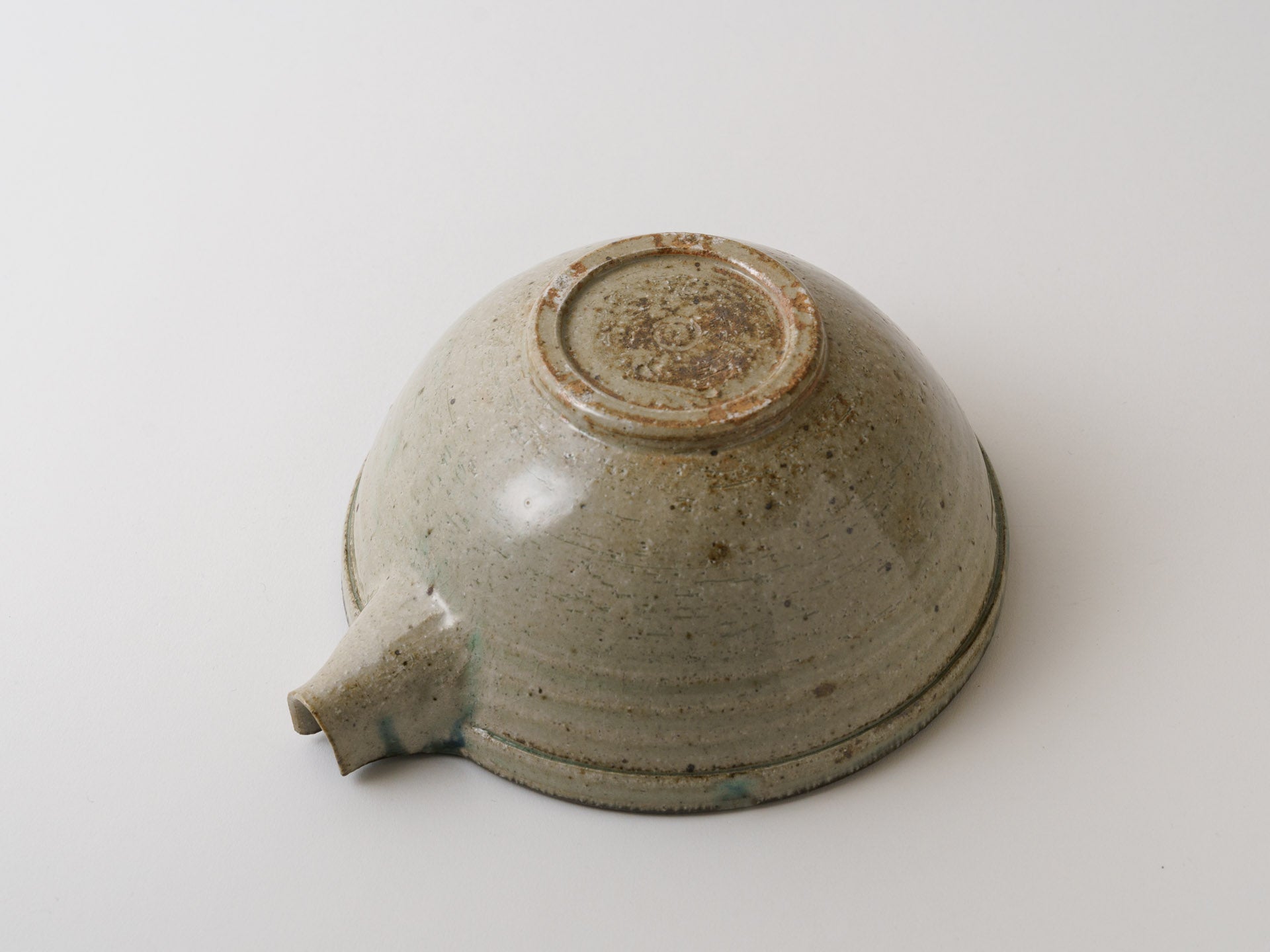 灰青彩片口鉢【山本泰三】