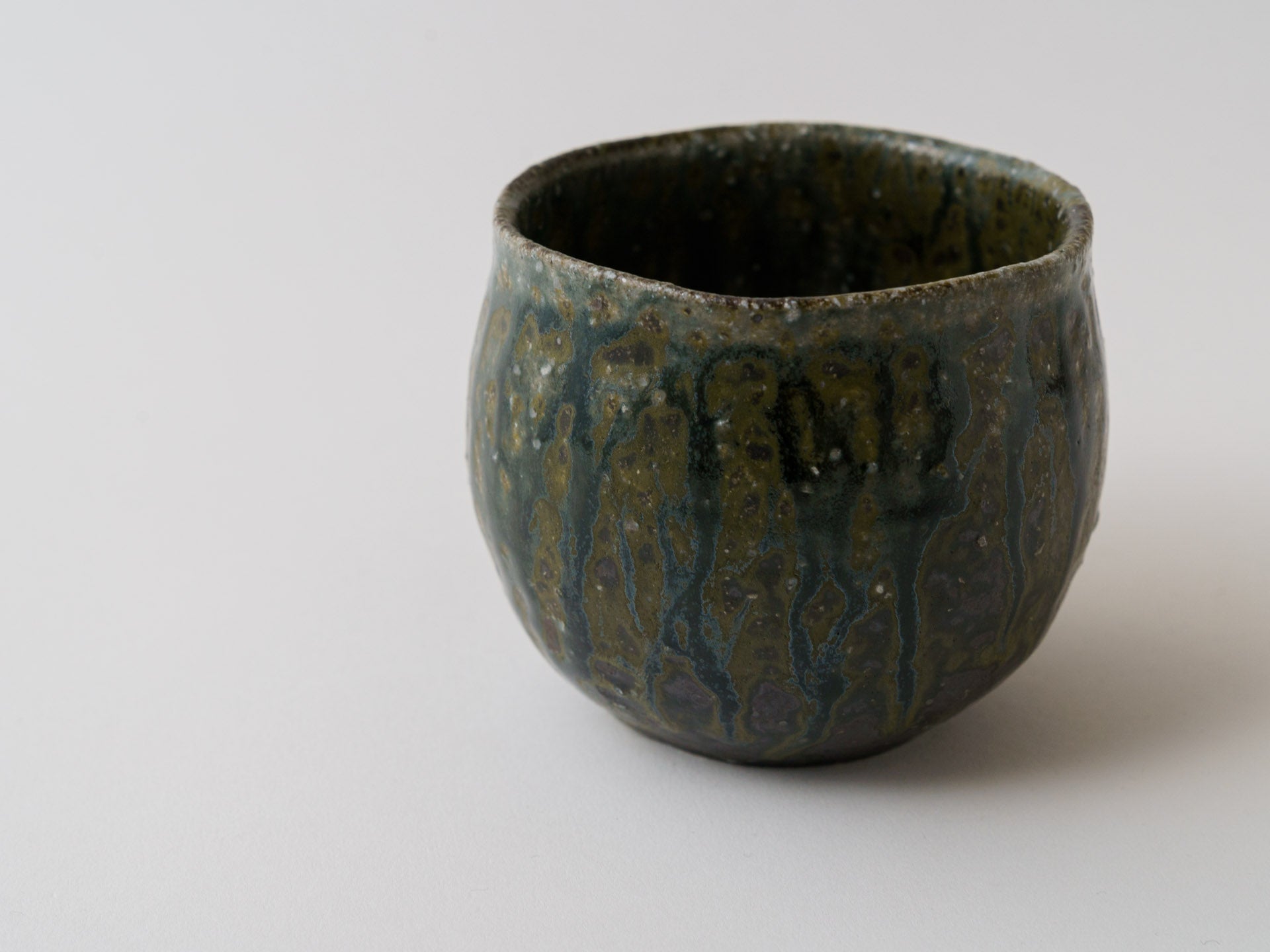 信古紺流しカップ【山本泰三】