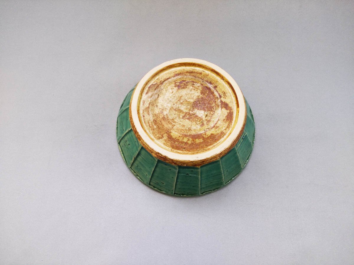 トルコ青ソギ平小鉢【赤根真次】